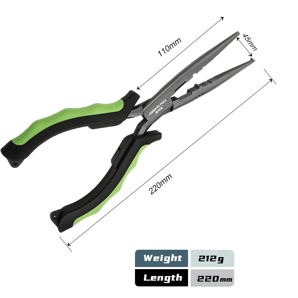 JIGGINGPRO Long Nose Fishing P - Fishing Line Cutter recension och pris