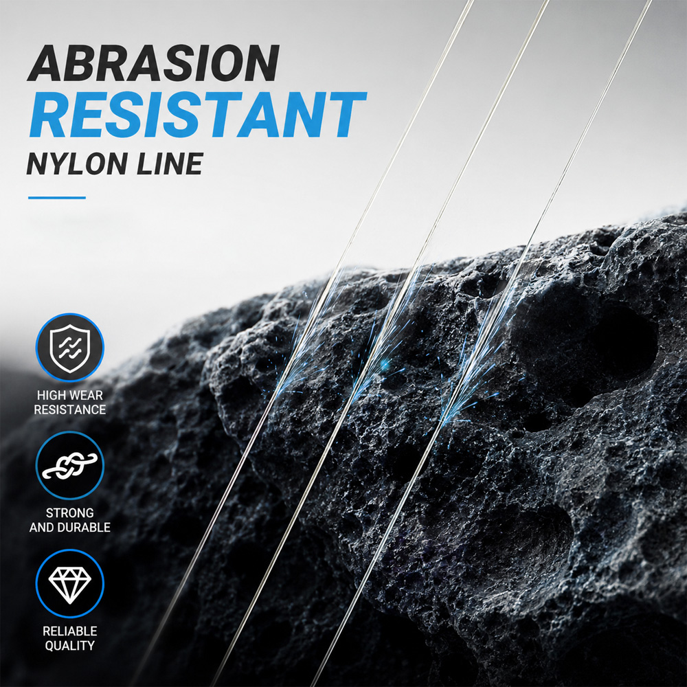 ROUANTA 500M 1000M Nylon Fishi - Copolymer Line recension och pris